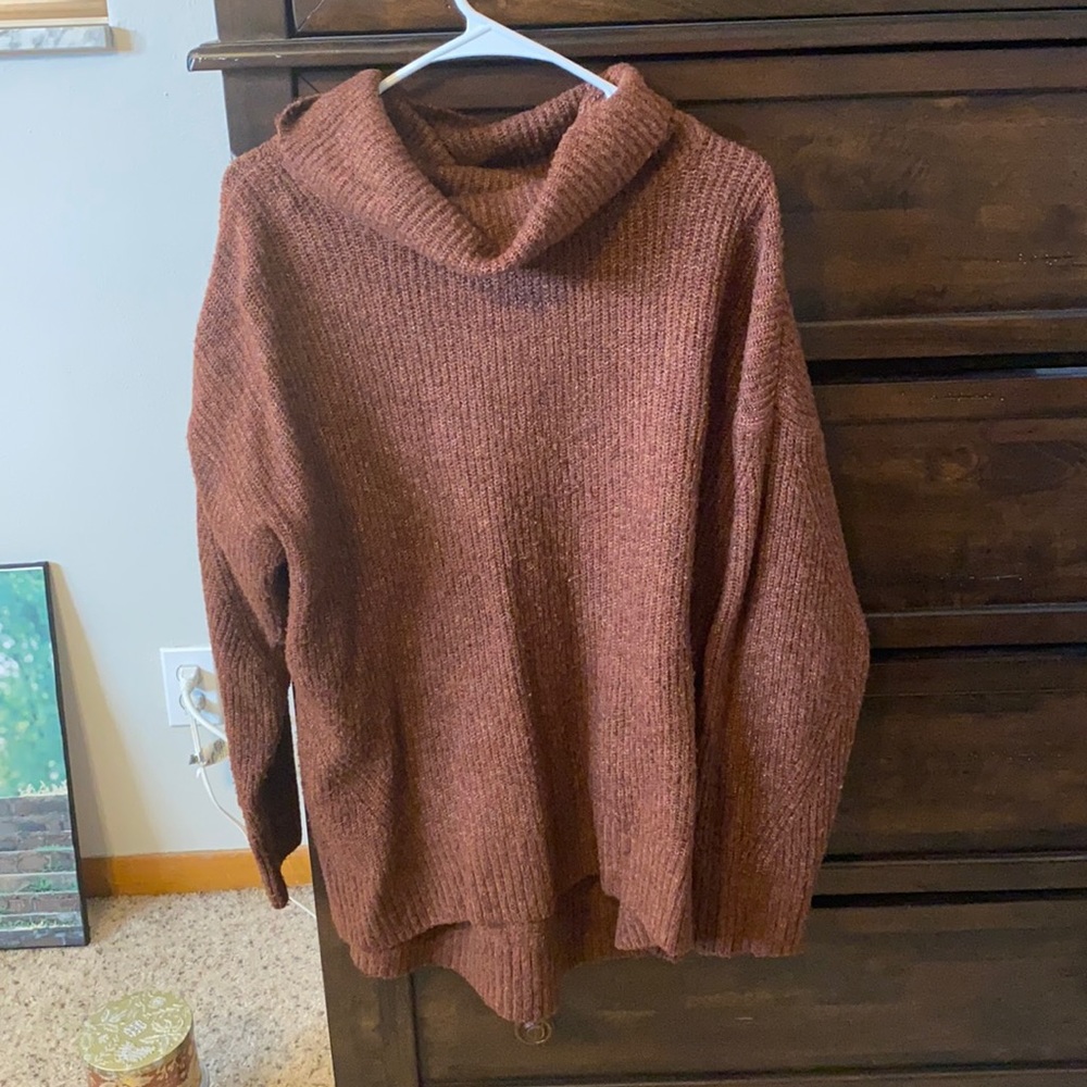 Cowl neck sweater